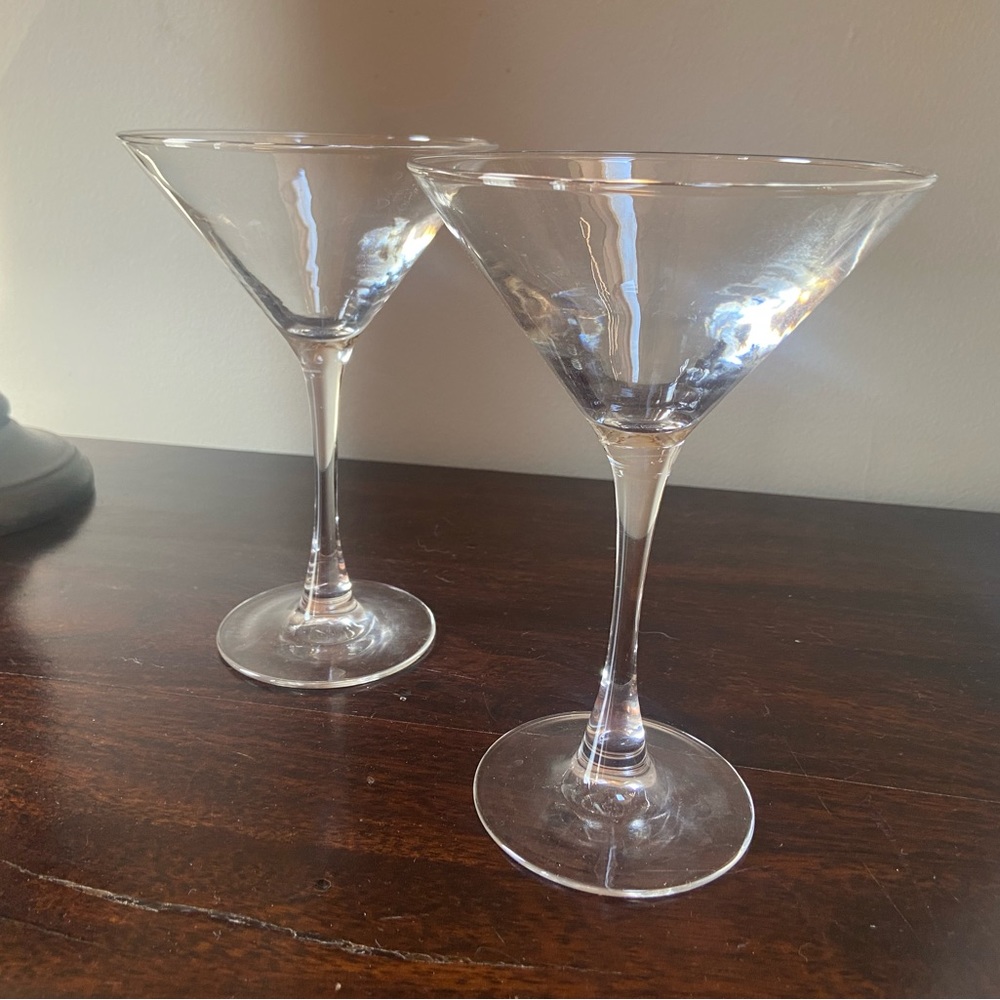 Martini glasses